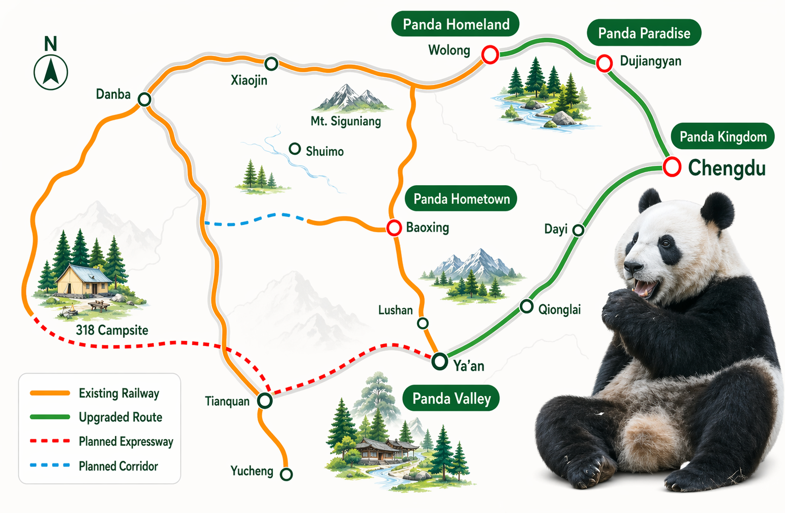 Sichuan (Pandas) — 9 Days